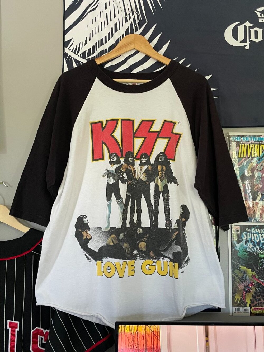 Vintage KISS Love Gun 3/4 Shirt